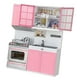 thumbnail image 5 of Mini juego de juguetes de cocina moderna con luces y sonidos para Rosado Sunnimix Modern Kitchen Toys, 5 of 8