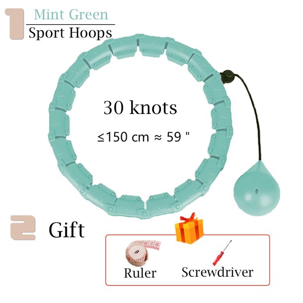 Aros deportivos ajustables para ejercicio Abdominal, aros de masaje desmontables para cintura delgada, equipo de Fitness para gimnasio, entrenamiento en casa, pérdida de peso