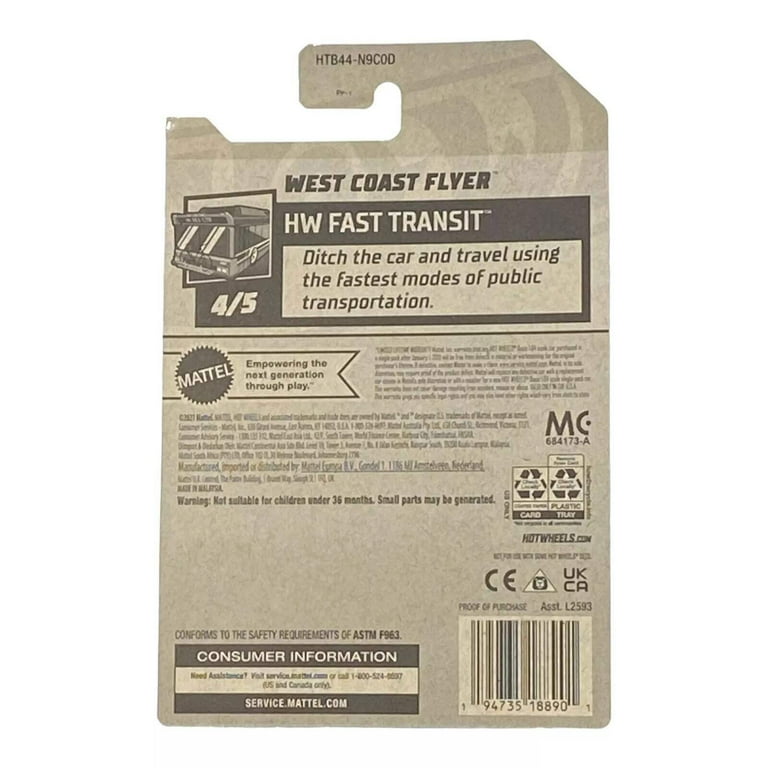 Classic Premium Hot Wheels Display: 2024 West Coast Flyer Black