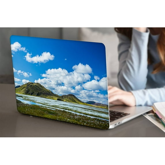 KSK KAISHEK Hard Shell Case Compatible 2022 - 2018 Rel. New MacBook Air 13 inchs with Retina Display Touch ID USB Type-C Model: A1932&A2179&A2337 m1 Sky Series 1231