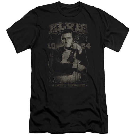 Elvis Presley - 1954 - Premium Slim Fit Short Sleeve Shirt - Large