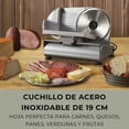 thumbnail image 4 of Rebanadora de Jamón y Carne Mossy Oak Cortadora de Alimentos 7.5 Pulgadas de Acero Inoxidable y Grosor Ajustable 150W, 4 of 9
