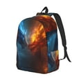 thumbnail image 2 of Yiaed Red And Blue Fire Dragon E Print Backpack, Premium Laptop Backpack, Travel Backpack for Women, Lightweight Backpacks, Comfortable Back Pack-Medium, 2 of 5