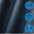thumbnail image 3 of (4 pack) Mainstays 4 of a Kind Blackout Curtain Panels, Set of 4, Navy, 28" W x 84" L, 3 of 8