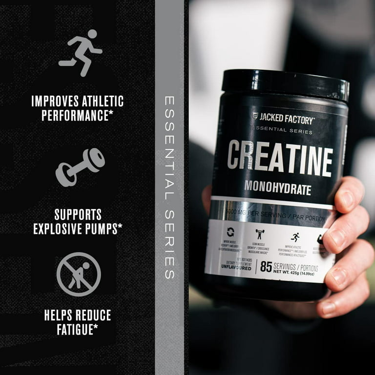 It's Just! - Creatine Monohydrate Powder, Pure Creatine Powder, Made in USA, 3rd Party Lab Tested, 5G per Serving, Scoop Included, No Fillers, No