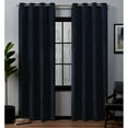 thumbnail image 6 of Exclusive Home Curtains Forest Hill Woven Room Darkening Blackout Grommet Top Curtain Panel Pair, 52x63, Rose Blush, 6 of 11