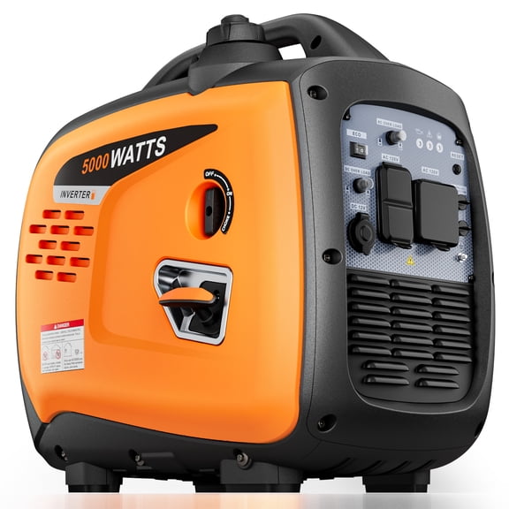 Efurden 48000-Watt Portable Inverter Generator Gas Powered for Home and Outdoor Use, CO Sensor, Low Noise