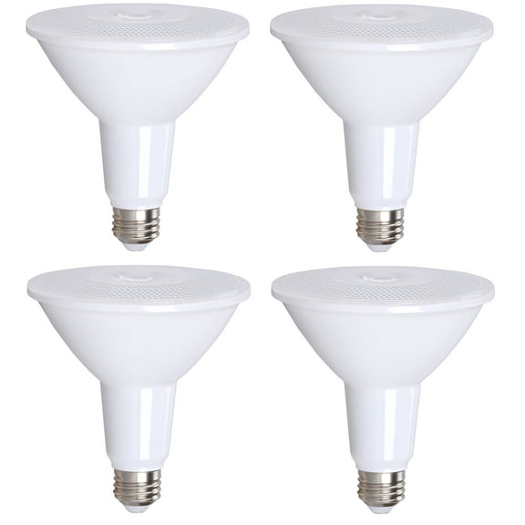 4 Pack Bioluz LED PAR38 LED Bulbs Dimmable Indoor / Outdoor Spot Light Soft White 3000K UL Listed
