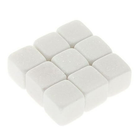 

Meizhencang 9Pcs Wine Ice Cube Whisky Stone Drinks Cooling Cooler Bar Club Restaurant Tool