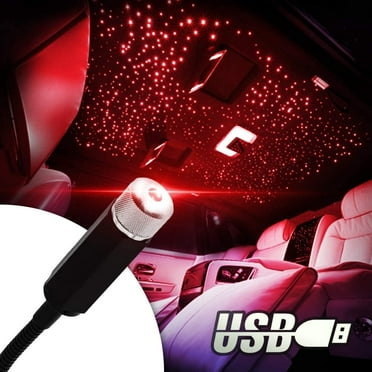 AUTOXBERT Car Interior Roof LED Star Light Atmosphere Starry Sky Night USB Projector Decoration Lamp