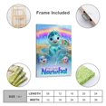 thumbnail image 2 of No Del Todo Narval Cuadro decorativo colgante - Arte de pared - Póster enmarcado - Decoración de pared - Regalos para familia, amigos y aficionados 20*30 cm, 2 of 6