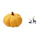 thumbnail image 1 of Cojines de calabaza de Halloween, cojines de sofá rellenos, decoración para dormitorio con estatua de reno sentado y de pie, adornos para sala de esta, 1 of 8