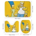 thumbnail image 3 of Simpsons Shower Curtain Set 4 Piece, Set Bathroom Sets with Rugs(Bath Mat,U Shape Mat Toilet Lid Cover Mat) Durable Bathroom Decor, 3 of 8