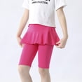 thumbnail image 3 of Girls Knee-Length Leggings with Skirt  Summer Stretchy Athletic Pants for Girl 3-11 Years, 3 of 9
