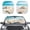 Beach Sea Turtle Heart Print, variant on Binienty Wildlife Elk Auto Sun Shade Windshield Easy Fold Car Front Window Sun Shade 2 Piece UV Protection Heatshield Reflective Sunvisor for SUV Truck Van
