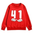 thumbnail image 4 of SJLDQY Girl's Sweatshirts Trendy Graphic Relax-fit Pullover Tops Long Sleeve Crew Neck Sweatshirt Size 3-4 Years, 4 of 4