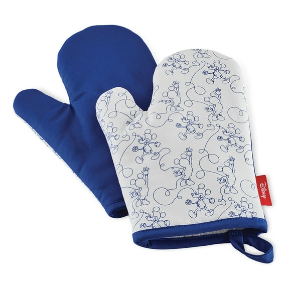 Guantes para horno. Farberware. Colección Disney Home Von Voyage. Rojo y Blanco