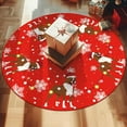 thumbnail image 2 of Christmas Tree Skirt Red Tree Skirts Boxer Xmas Tree Skirt Tree Mat 48 Inch Dog Winter Christmas Decorations for Home, 2 of 6