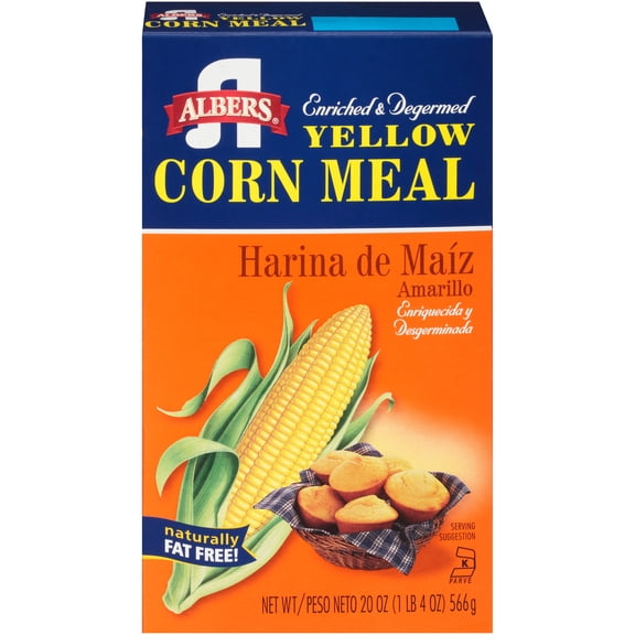 Albers® Yellow Enriched & Degermed Corn Meal 20 oz. Box