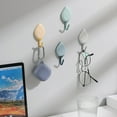 thumbnail image 7 of Nkmbld Large Adhesive Hooks for Hanging Heavy Duty, Leaf Non-Marking Hooks No-Hole Kitchen Bathroom Wall Towel Hooks, Works on Ceramic, Marble, Glass, Metal, 7 of 7