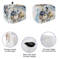 thumbnail image 5 of Coastal Thanksgiving Toaster Cover 4 Slice, Fall Blue Green Pumpks Beach Starfish Dustproof Bakeware Oven Protector with Top Hook, Waterproof Small Kitchen Appliance Toasters Dust Cover, 12"x11"x8", 5 of 9