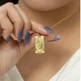 thumbnail image 6 of JeenMata Tarot Necklace - The Star - Customized Tarot Pendant Jewelry for Unisex in Yellow Gold Plated, 6 of 7