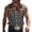 Grey, variant on Western Shirts For Men Sleeveless Button Collar Cowboy Embroidered Shirt Regular Fit Business Work Office Tee With Floral Design Sky Blue XXXXXL