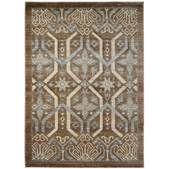 5 ft. 3 in. x 7 ft. 3 in. Axel Tribeca Area Rug&#44; Brown