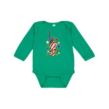 

Inktastic Statue of Liberty Gift Baby Boy or Baby Girl Long Sleeve Bodysuit