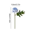 thumbnail image 3 of Springs Flowers Artificial Silk Peony Bouquets Wedding Home Decoration,Pack of 1 (Spring Light Blue), 3 of 6