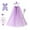 Purple, variant on Princess Dress up Clothes, 7Pcs Princess Cape with Crown, Princess Dresses for Birthday Gift
