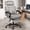 Gray, variant on FelixKing Ergonomic Office Chair with Adjustable Headrest Executive Leather Desk Chair with Flip Up Arms, Comfy Computer Chair with Lumbar Support & Rocking Function for Home Office
