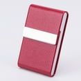 thumbnail image 1 of Tool Series Business Card Holder PU Leather Business Card Case Name Card Holder Slim Metal Pocket Card Holder With Shut, 1 of 9