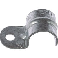Halex 61505B 0.5 in. One Hole Electrical Metallic Tubing Strap- 100 Pack