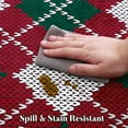 thumbnail image 4 of Christmas Plaid Area Rug Modern Holiday Doormat Soft Machine Washable Stain Resistant Runner Rug Holiday Décor for Living Room、Entrance Door、Bedroom、Laundry Room、Dormitory, 4 of 9