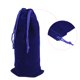 thumbnail image 4 of Uxcell Bolsa de regalo de tela de franela de 17x8cm, Azul oscuro Gris, 4 of 5