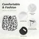 thumbnail image 4 of Balery Cute Panda Pantalones cortos deportivos para mujer con forro y dos bolsillos, elásticos, para entrenamiento, gimnasio, yoga-X-Large, 4 of 7