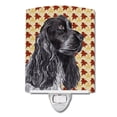 thumbnail image 1 of Carolines Treasures SC9540CNL Black Cocker Spaniel Fall Leaves Ceramic Night Light, 1 of 1