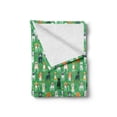 thumbnail image 2 of Dog Lover Soft Flannel Fleece Throw Blanket, Continuous Colored Pattern with Various Species and Tiny Paw Prints, Cozy Plush for Indoor and Outdoor Use, 70" x 90", Multicolor, by Ambesonne, 2 of 6