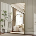 thumbnail image 4 of Lumora 76.3"x 34" Full Length Mirror with Frame Large Wall Mounted or Leaning Floor Mirror, Black, 4 of 6