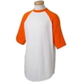 thumbnail image 2 of Tee-Shirt de Baseball à Manches Courtes 2.0 TG Blanc/orange, 2 of 4