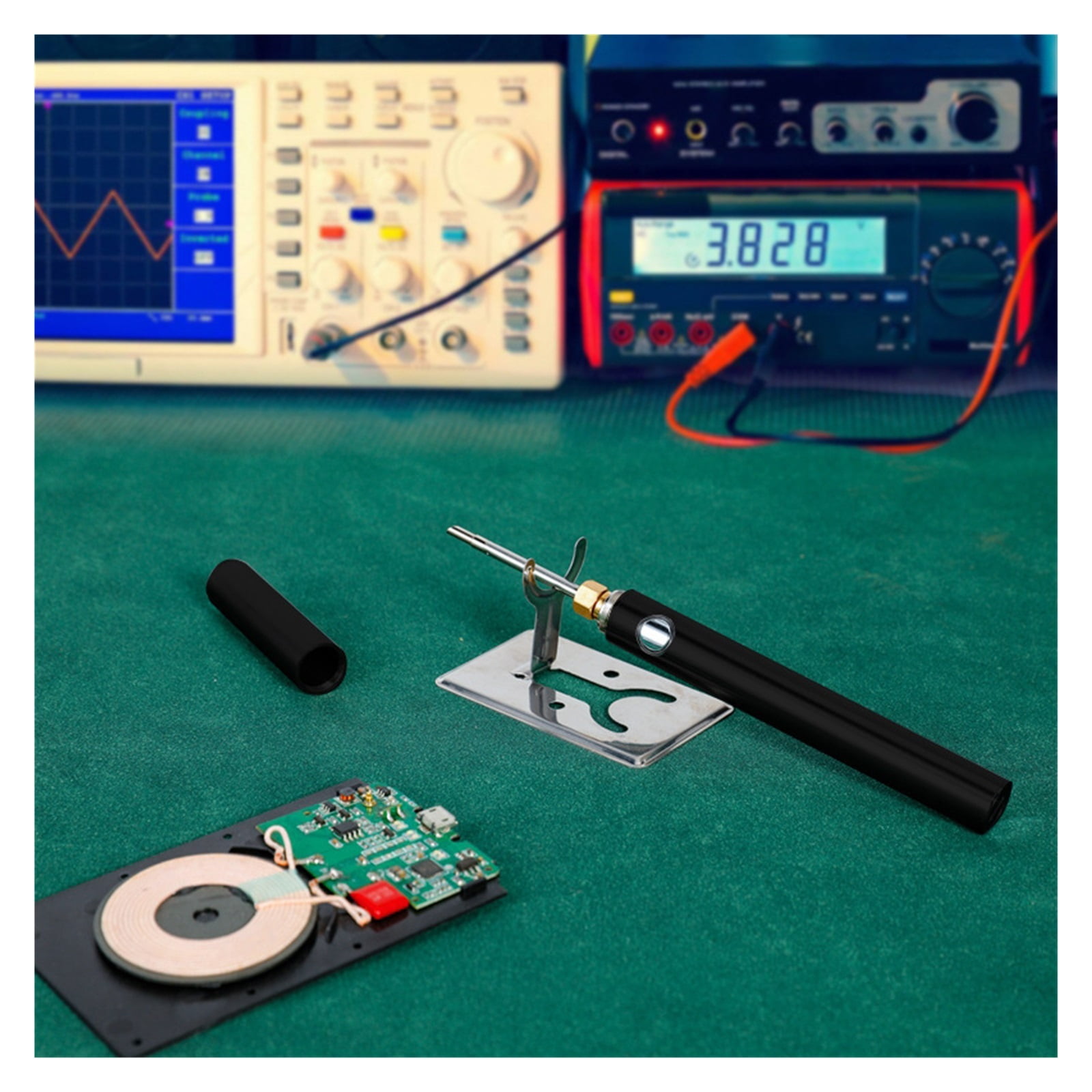15W Wireless Soldering Iron USB Rechargeable ,Mini Handheld Soldering Iron, Kit Microelectronics Repair Welding Tools With Cover ,Accurate Temperature Control