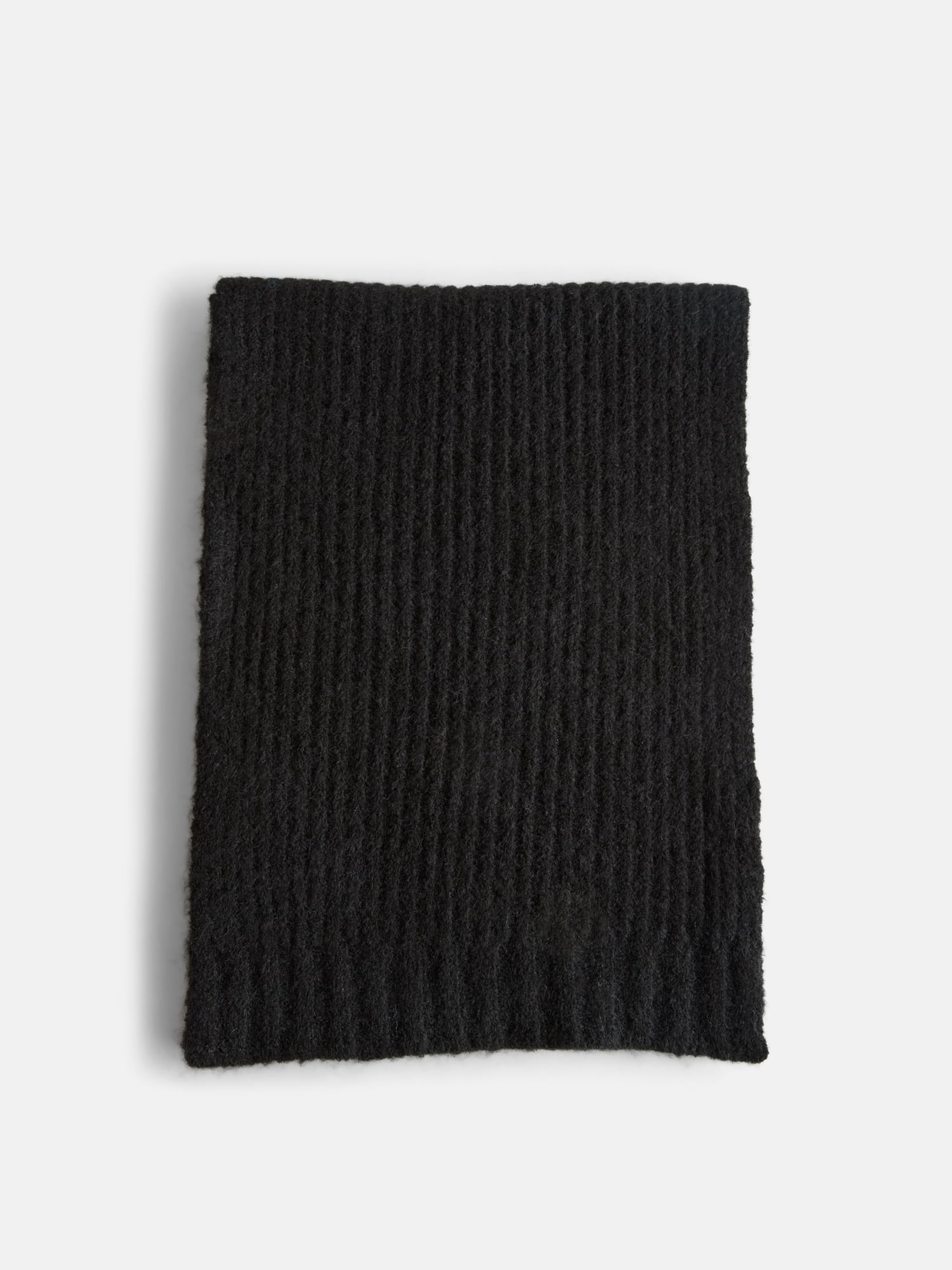 Free Assembly Women's Solid Scarf, Black Soot