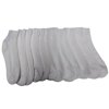 12 Pairs of Men Socks Ankle, Sport Athletic Low Cut No Show Socks (White)