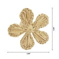 thumbnail image 3 of The Pioneer Woman Seagrass Flower Napkin Rings, 3" x 3", Set of 4, 3 of 8