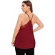 thumbnail image 4 of Camiseta sin mangas con cuello en V para mujer con tirantes finos y encaje Xemadio LRWJ117-8, 4 of 6