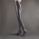 thumbnail image 5 of Gibobby Leggings térmicos para mujer Pantalones de yoga de baile de brillantes transparentes ultrafinos grandes(Gris,M), 5 of 5