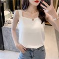 thumbnail image 6 of Tank Top for Women, Comfy 2026 Summer Casual Loose Lightweight Sleeveless Shirts, White XL, 6 of 7