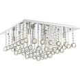 thumbnail image 1 of Quoizel Bordeaux Extra Large Crystal Flush Mount in Polished Chrome, 1 of 5