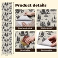 thumbnail image 5 of Peel and Stick Wallpaper Encounter Forest Tents Camping Scene Wall Mural 23.6in x 9.8ft Self Adhesive Removable Wall Paper Renter Friendly Wallpaper for Nursery Bedroom Cabinets, 5 of 8